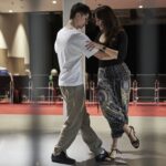 Tanzpaar tanzt Tango bei der Kulturnacht in Radolfzell.